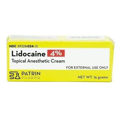 Lidocaine HCl 4% Cream 15 Gram (1125690_EA)