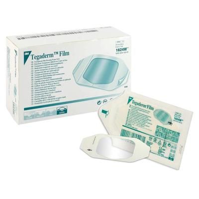 3M Tegaderm Transparent Film Dressing 2-3/8 X 2-3/4 Inch Frame Style Delivery Rectangle Sterile (235697_BX)