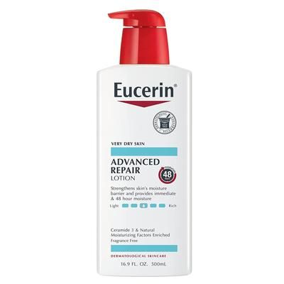 Eucerin Advanced Repair Hand and Body Moisturizer 16.9 oz. Pump Bottle Unscented Lotion (1231885_EA)