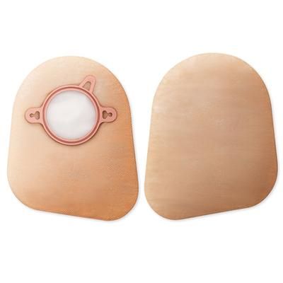 New Image Ostomy Pouch Two-Piece System 7 Inch Length Flat, Pre-Cut 1-3/4 Inch Stoma Closed End (569790_BX)