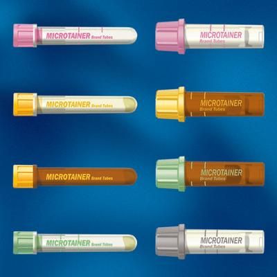 BD Microtainer SST Capillary Blood Collection Tube Clot Activator / Separator Gel Additive 400 µL to 600 µL BD Microgard Closure Plastic Tube (42007 4