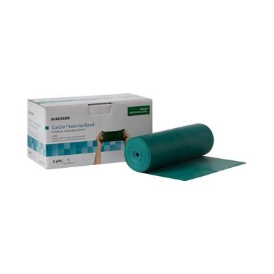 McKesson CanDo Exercise Resistance Band Green 5 Inch X 6 Yard Medium Resistance (1073310_EA)