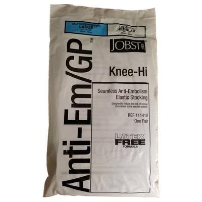 Jobst Anti-embolism/GPT Anti-embolism Stocking Knee High Large / Regular White Inspection Toe (203521_BX)