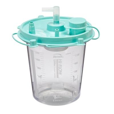 Hi-Flow Rigid Suction Canister 1200 mL Pour Lid (161355_EA)