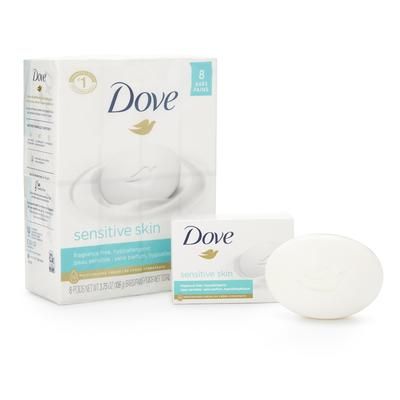 Dove Sensitive Skin Soap Bar 4.5 oz. Individually Wrapped Unscented (954900_CS)