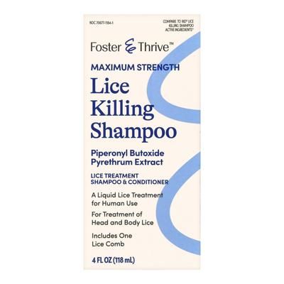 Foster & Thrive Lice Shampoo 4 oz. Bottle Scented (1238949_EA)