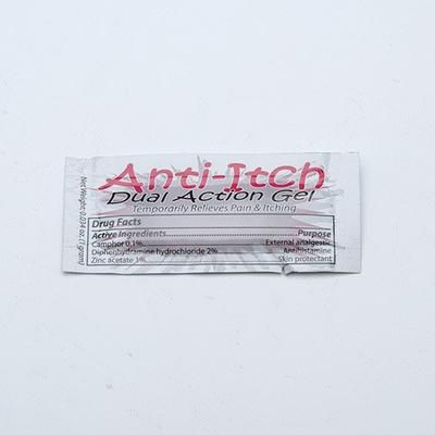 Anti-Itch Itch Relief 2% - 0.1% Strength Gel 6 oz. Individual Packet (1066919_CS)