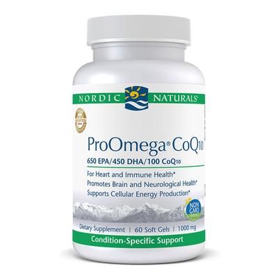 ProOmega CoQ10 Dietary Supplement Ubiquinone 100 mg Strength Softgel 60 per Bottle (1264947_BT)
