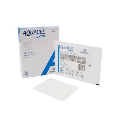 Aquacel Extra Gelling Fiber Wound Dressing 4 X 5 Inch Rectangle Sterile (785799_EA)