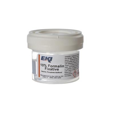 Prefilled Formalin Container 20 mL Fill in 40 mL (1.35 oz.) Screw Cap Warning Label / Patient Information NonSterile (896053_CS)