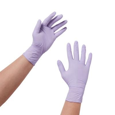 Halyard Lavender Exam Glove X-Large NonSterile Nitrile Standard Cuff Length Textured Fingertips Lavender Not Rated (695803_BX)
