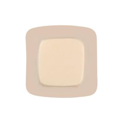 FoamLite Thin Foam Dressing 3-1/4 X 3-1/4 Inch With Border Film Backing Silicone Adhesive Square Sterile (1053864_BX)