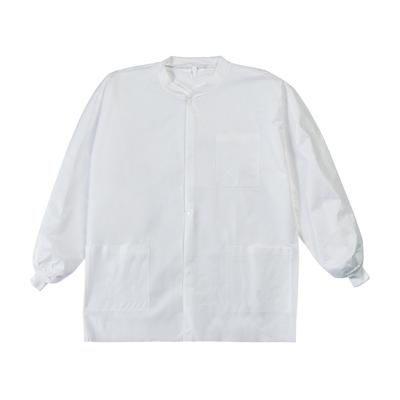LabMates Lab Jacket White Small Hip Length SMS Disposable (1149945_BG)