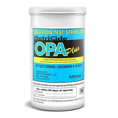 MetriCide OPA Plus OPA Concentration Indicator 60 Test Strips Single Use (1258326_CS)