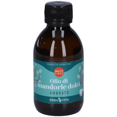 Erba Vita Olio di Mandorle Dolci Profumato Ambrato 200 ml per la pelle