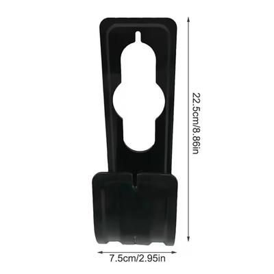 Garden Wall Mount Hose Organizer Rack black