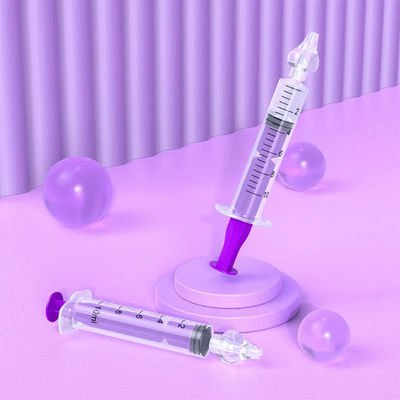 Silicone Baby Nasal Aspirator Reusable Infant Nose Cleaner Syringe And Nasal Irrigator 2 Pcs Purple