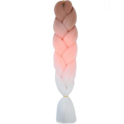 Jumbo Braids Extensions Synthetic Braiding Hair Kanekalon Afro Ombre Color Hair For Kids Children Crochet Twist Braid zitong c52 24inches