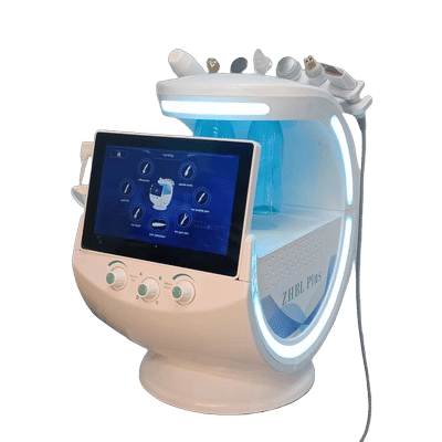 High Quality Smart Ice Blue Facial Treatment Machine, 7 In 1 Professional Portable Dermabrasion AI Skin Analysis united States