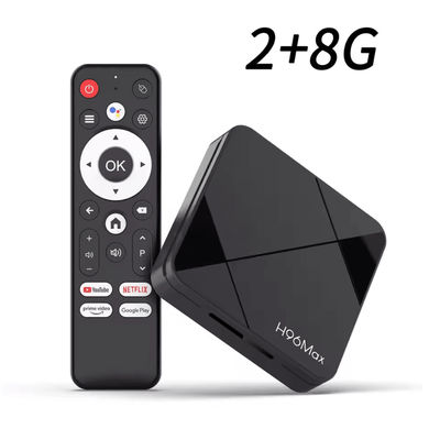 H96 Max Android TV Box 14 With 4K Streaming Dual Band WiFi And Bluetooth Voice Control 2 8g
