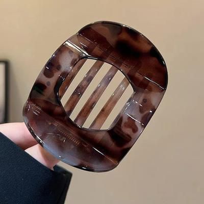 Women Spring Hair Clip Korean Acetic Acid Spoon Clip For Women Stylish Hair Accessories 04