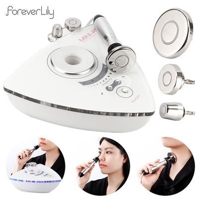 Professional RF Tripolar Skin Tightening Machine, Anti Wrinkle, Double Chin & Neck Lifting Beauty Device white