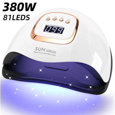 High Power LED Nail Dryer With Auto Sensor And Timer Fast Drying Professional Nail Lamp white