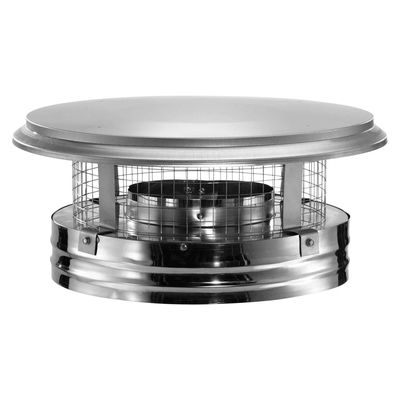 Stainless Steel Round Chimney Cap, Durable Outdoor Vent Cover Stainless Steel Round Chimney Cap, Durable Outdoor Vent Cover