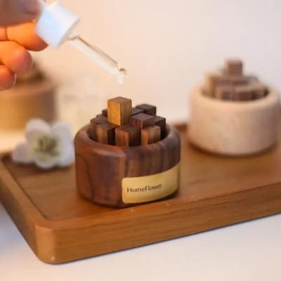 Small Chaidui Essential Oil Fragrance Expander, Beech Wood & Black Walnut Aromatherapy Decoration black Walnut
