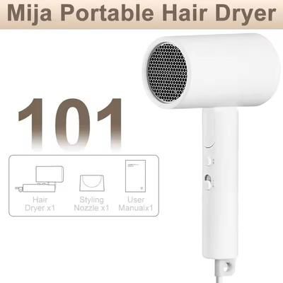 Portable Foldable Anion Hair Dryer With Quick Dry Technology white