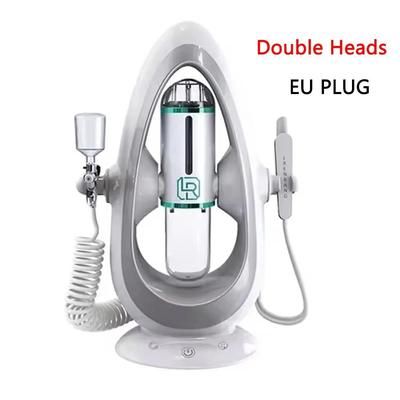 Hydra Dermabrasion Aqua Facial Cleansing Device double Heads eu Plug