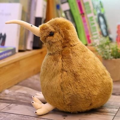 Stuffed Kiwi Bird Plush Toy Adorable Gift For Kids & Animal Lovers Brown 30 Cm