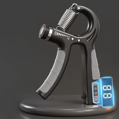 Adjustable Hand Grip Strengthener (5 60kg) Wrist & Forearm Trainer For Muscle Building & Strength Training black