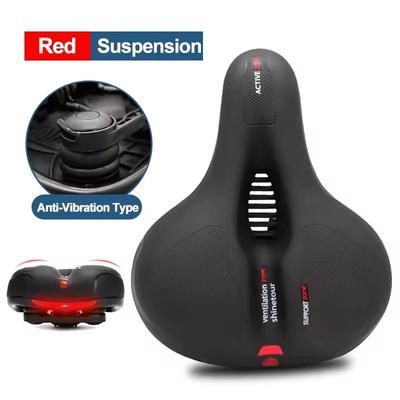 Shock Absorbing Bike Saddle With Breathable Hollow Design For Men And Women design 9