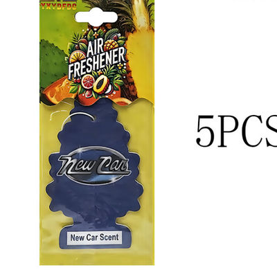 Natural Scented Car Air Freshener Hanging Perfume Fragrance Christmas Tree For Auto Interior 5pcs new Car Scent
