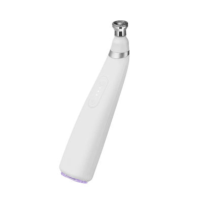 Portable Diamond Microdermabrasion Device Exfoliating Vacuum Blackhead Remover For Deep Facial Cleansing white