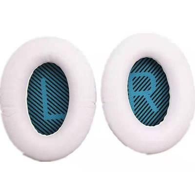 High Protein Leather Replacement Ear Pads For Bose SoundTrue SoundLink Headphones, Soft & Comfortable Cushions white Blue Mat Lr