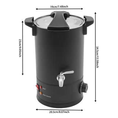 Professional Wax Melting Furnace 8L 10L Large Capacity Wax Warmer For Candle Making, Wax Repair & Beauty Salons Easy black 8l united States