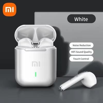 True Wireless Bluetooth 5.3 Earbuds With Noise Cancelling And HD Sound white