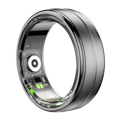 Waterproof Smart Fitness Ring With Heart Rate And Blood Oxygen Monitor 9 black