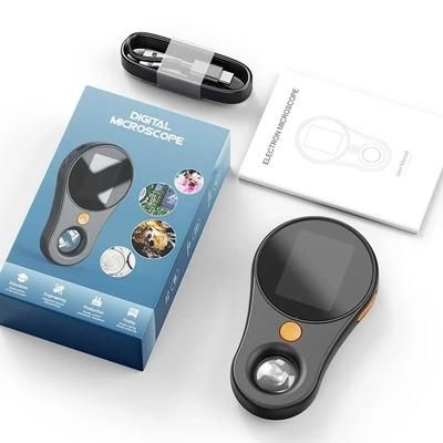 500X Digital Microscope With Light For Electronics, Coins, Jewelry, And Watch Repair black