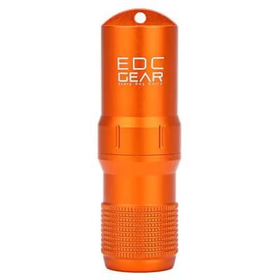 Waterproof Capsule Storage Container EDC Survival Box orange