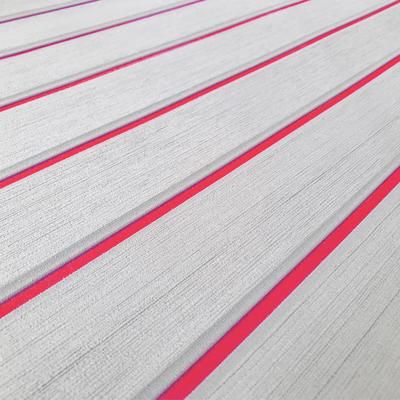 Customizable EVA Foam Boat Decking Sheet Mat, Anti Skid Faux Teak Yacht Marine Flooring Pad, Self Adhesive Accessories gray Red
