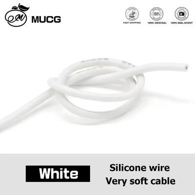 Silicone Electric Wire Set With Multiple Gauge Options And Ultra Soft Cable For Battery Audio And Speaker Wiring white 10m 17 Awg