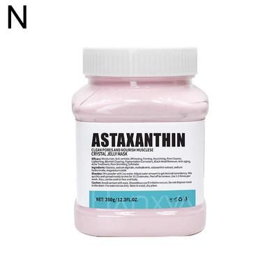 Hydrated Nourished Jelly Mask For Facial Professional Rose Smooth Skin Care Powder Peel Off Gel Mask n Astaxanthin 1 Bottle
