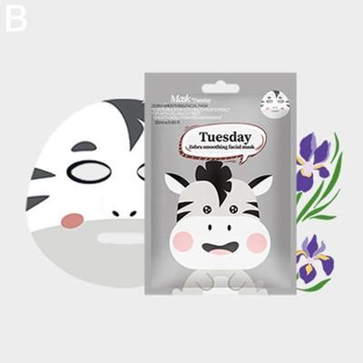 Cute Cartoon Facial Mask, Moisturizing Hydrating Mask For Deep Moisturizing Tender Skin, Animal Mask Skin Care Gift tuesday