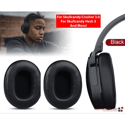 Premium Replacement Ear Cushions For Skullcandy Crusher Wireless & Hesh Headphones, Durable Leather Earpads With Sound Premium Replacement Ear Cushions For Skullcandy Crusher Wireless & Hesh Headphones, Durable Leather Earpads With Sound