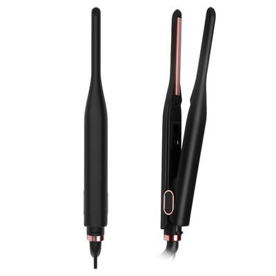 Mini Pencil Flat Iron 3 10" Hair & Beard Straightener With Adjustable Temperature For Short Hair & Bangs black au