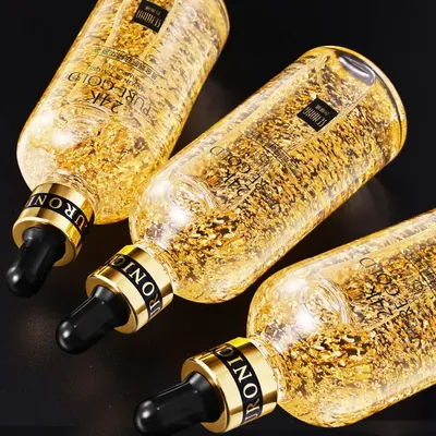 24K Gold Hyaluronic Acid Face Essence With Niacinamide, Moisturize, Brighten, And Firm Skin 50ml