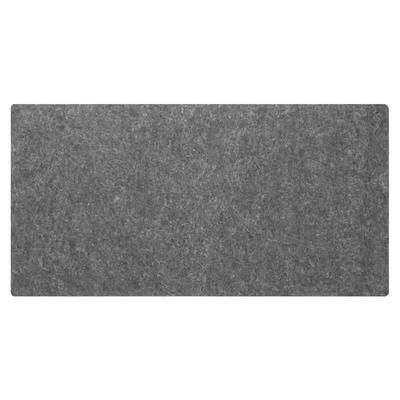 Wool Felt Gaming Desk Mat Non Slip Keyboard Mouse Pad 23.6 11.8 In dark Grey B
